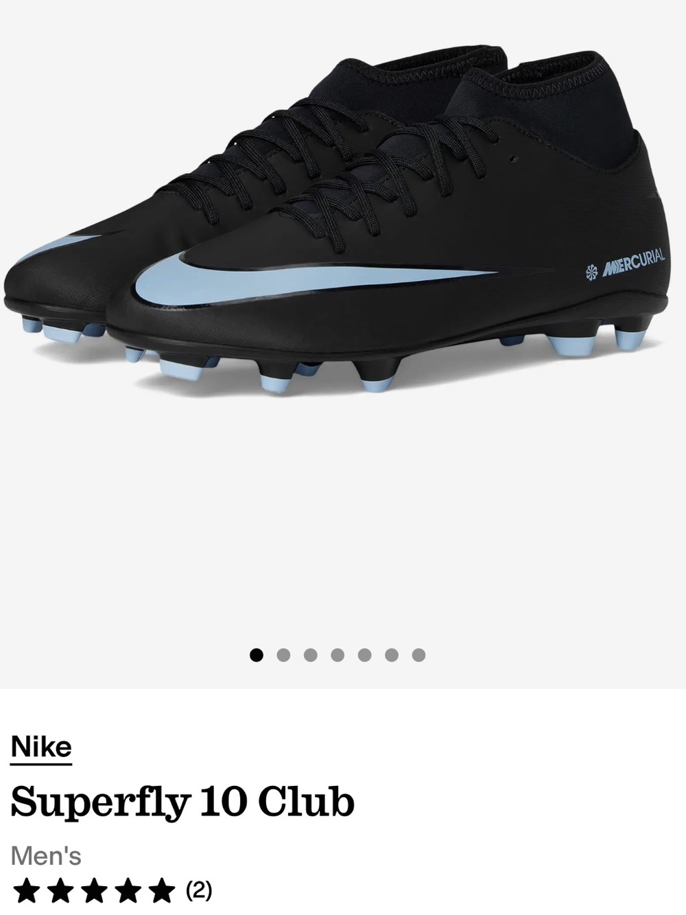 Nike Superfly 10 Club FG/MG - Black & Blue